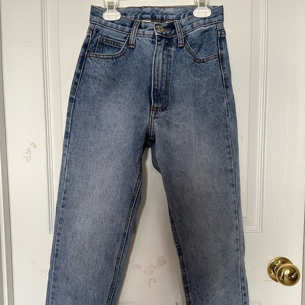 Straight Leg High-rise Juniors Jeans